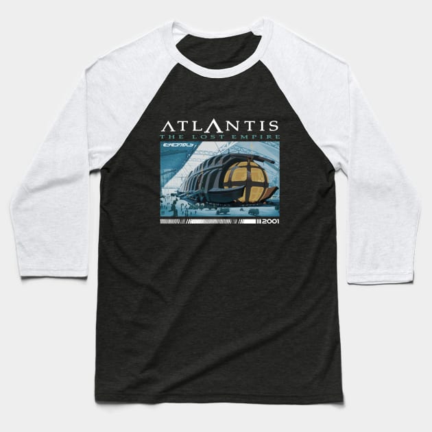 Atlantis - The lost empire I Baseball T-Shirt by ETERNALS CLOTHING